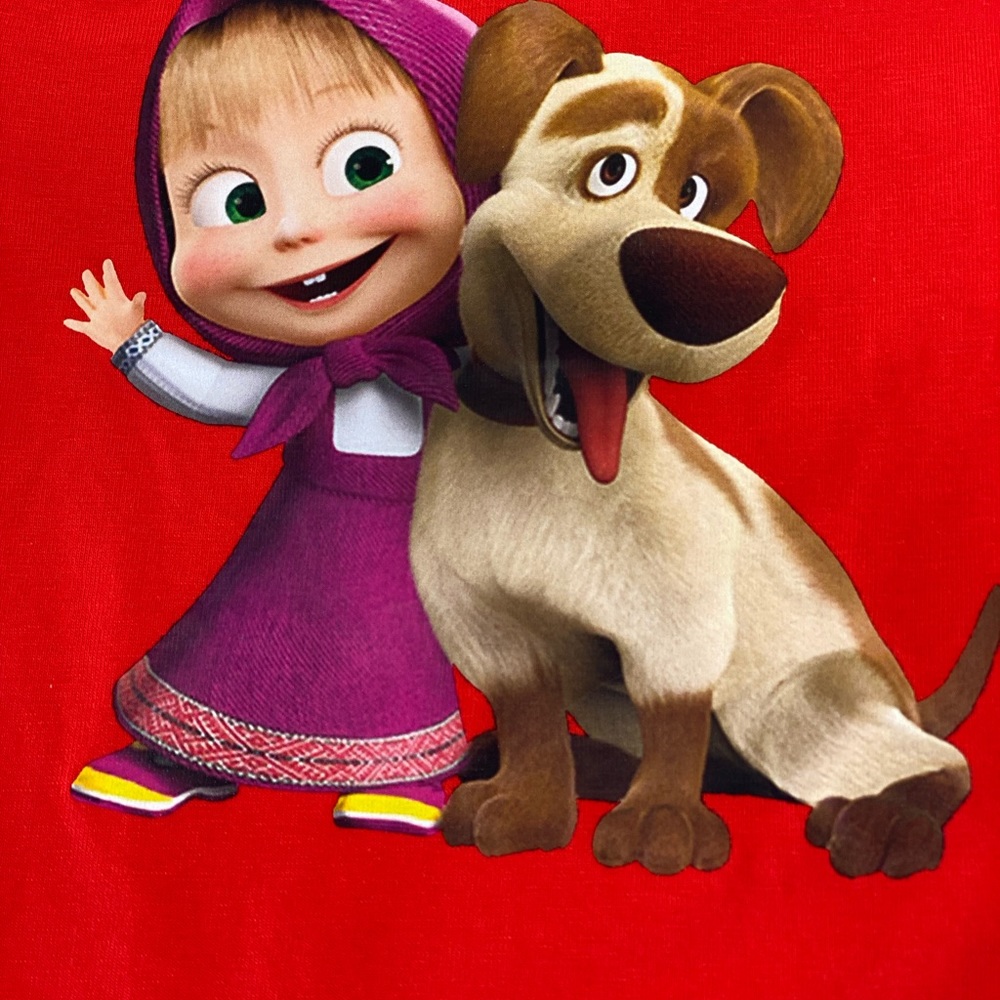 Masha and The Bear Short Sleeve T Shirt